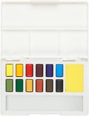 Boîte de Peinture Aquarelle extra-fine 12 demi-godets
