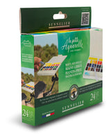 Boîte mains libres 24 1/2 godets "La Petite Aquarelle"