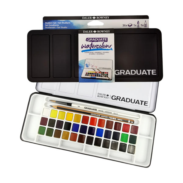 Set Graduate aquarelle 36 1/2 godets