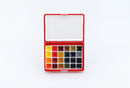 Set pocket plastique Aquarelle 24 couleurs assorties