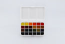 Set pocket plastique Aquarelle 24 couleurs assorties