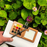 Set pocket bois Aquarelle 15 couleurs assorties