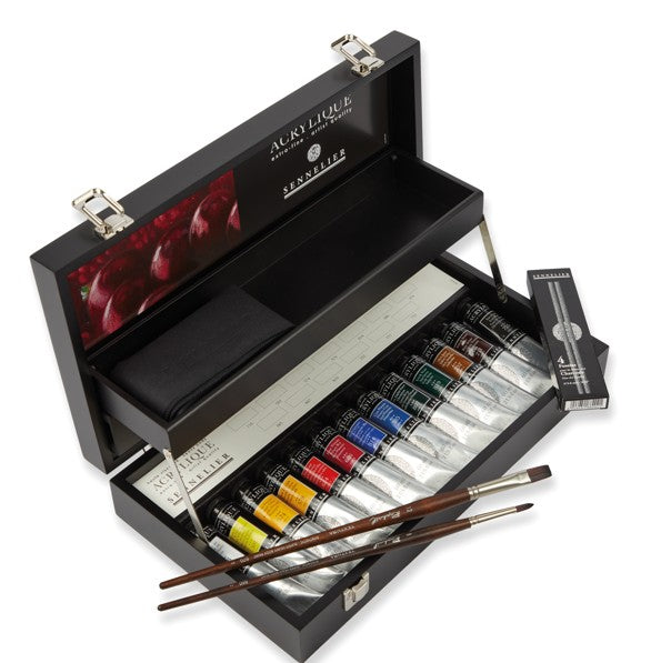 Coffret bois acrylique Extra-fine 13 x 60 ml