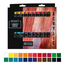 Set Acrylique 12 ou 24 x 12 ml couleurs assorties - Inart