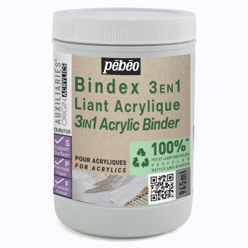 Bindex 3 en 1 liant acrylique Origin Acrylics