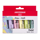 Set de 6 tubes de 20 ml - Acrylique Amsterdam - Couleurs pastel