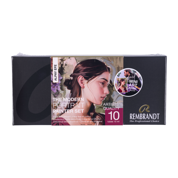 Set Rembrandt huile Extra-fine 10 x 15 ml - Alpay Efe - The Modern portrait