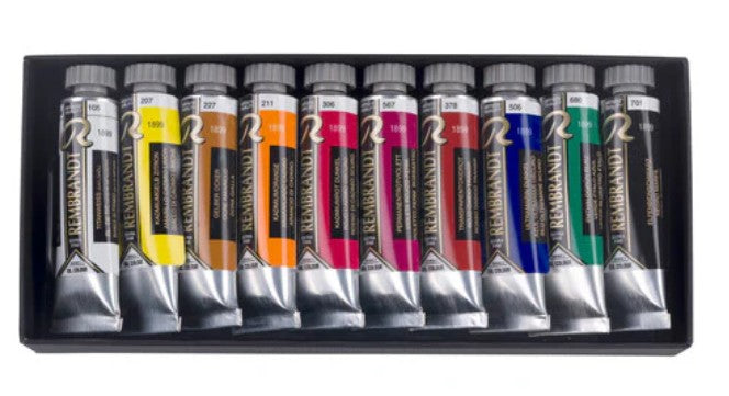 Set Rembrandt huile Extra-fine 10 x 15 ml - Alpay Efe - The Modern portrait