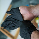 Boîte de 50 paires de gants en nitrile noir - Taille L ou M