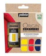 Peinture Acrylique Origin Set primaire découverte 3X60 ml