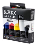 Acrylique fine Blockx - Set de 5 x 120 ml