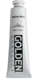 Peinture acrylique extra-fine Heavy Body GOLDEN 148 ml Noir de carbone/Blanc de Titane