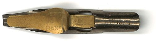 Plume plate acier avec réserve - 3,5 mm gauche