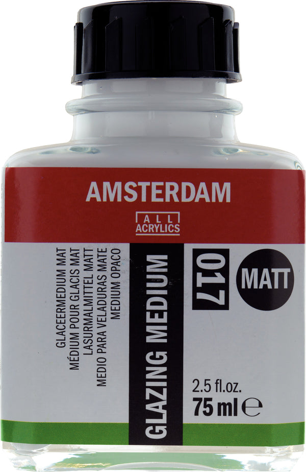 Médium glacis mat Amsterdam 75 ml