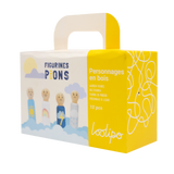 Personnages en bois (x10)