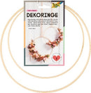 Lot de 2 anneaux en bois 25 & 30 cm