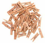 Pinces à linge bois 72 mm - 24 pcs