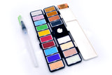 Palette 18 godets couleurs métalliques Art & Go