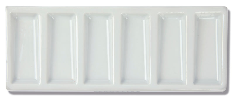 Palette porcelaine 6 compartiments