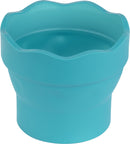 Gobelet à eau pliable turquoise