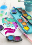 Gobelet à eau pliable turquoise