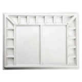 Grande palette céramique rectangulaire 17 cases
