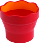 Gobelet à eau pliable rouge clic & go