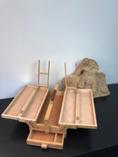 Coffret de rangement en hêtre naturel