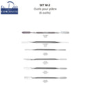 Set M2 de 6 outils plâtre assortis