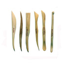 Set de 6 ébauchoirs en buis