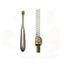 Roulettes inox/bronze