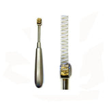 Roulettes inox/bronze