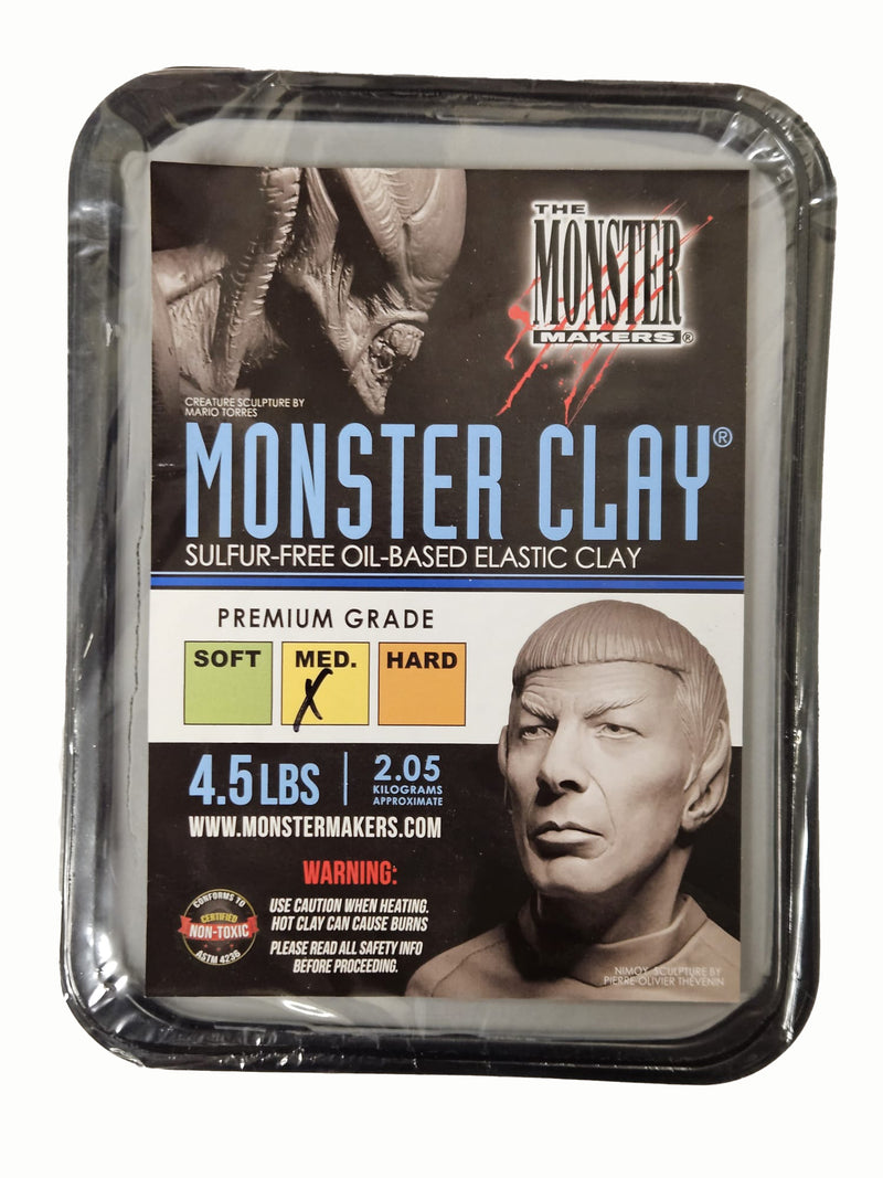 Pâte à modeler Monster Clay Medium Gris