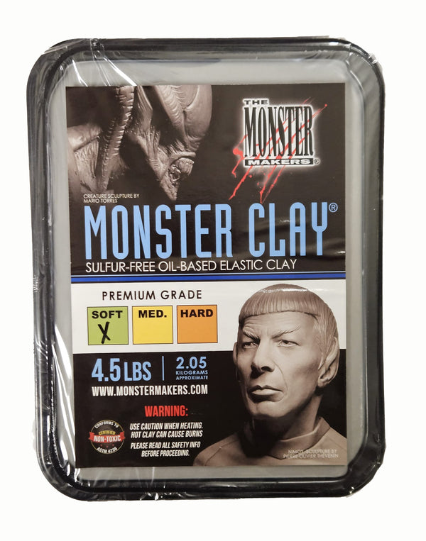 Pâte à modeler Monster Clay Soft Gris