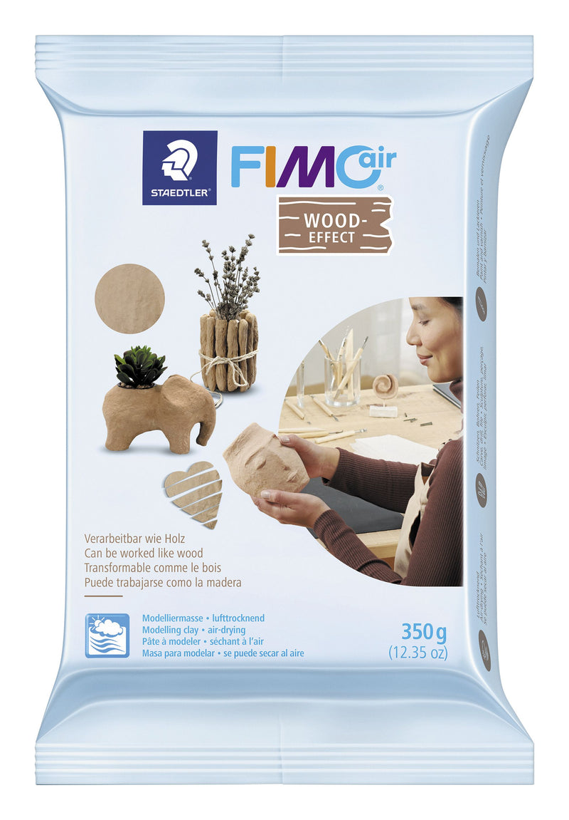 Argile polymère Fimo® Air effect Bois 350g