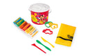 Pâte à modeler plastilina Super seau x6 50g + accessoires