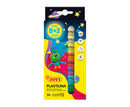 Set de 8 plastilina 15gr couleurs assorties + 2 phosphorescentes