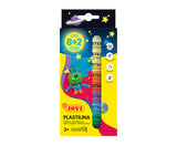 Set de 8 plastilina 15gr couleurs assorties + 2 phosphorescentes