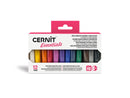 Set 12 mini-pains 25g pâte polymère Cernit - Couleurs basiques