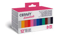 Set 12 mini-pains 25g pâte polymère Cernit - Couleurs basiques