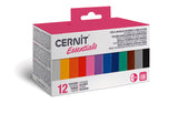 Set 12 mini-pains 25g pâte polymère Cernit - Couleurs basiques