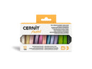 Set 12 mini-pains 25g pâte polymère Cernit - Couleurs pastels