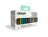 Set 12 mini-pains 25g pâte polymère Cernit - Couleurs nature