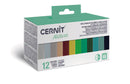 Set 12 mini-pains 25g pâte polymère Cernit - Couleurs nature