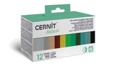 Set 12 mini-pains 25g pâte polymère Cernit - Couleurs nature