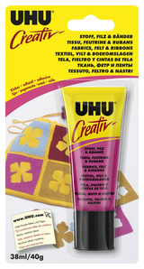 Colle tissu, feutrine et rubans Uhu creativ