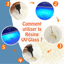 Résine UV LED-UV'Glass flacon 25gr