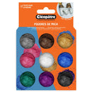 Boite de 9 pots d'accessoires - Poudres de mica nacrées