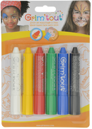 Lot de 6 sticks couleurs classique