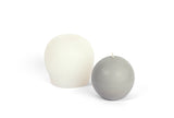Moule bougie silicone sphère